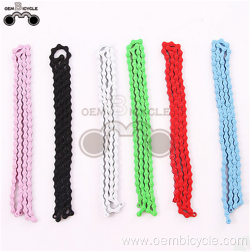 cheap price bicycle Multi-color chain for fixed gear bike sale